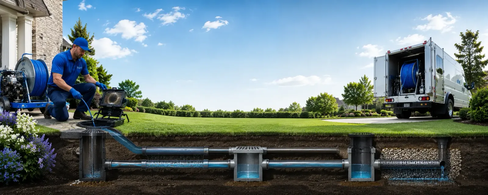 Outdoor drain cleaning information for Crownsville, MD